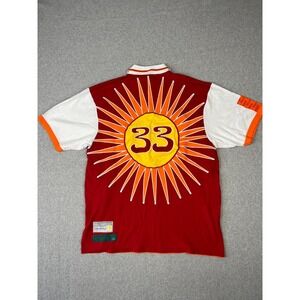 Vintage Argentina Polo Team Shirt Mens XL Red Golfo San Jorge Polo Club